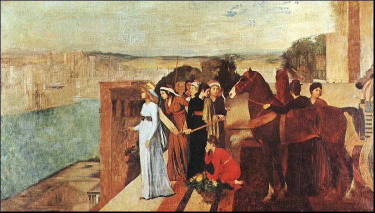 Edgar Degas Semiramis Building Babylon France oil painting art